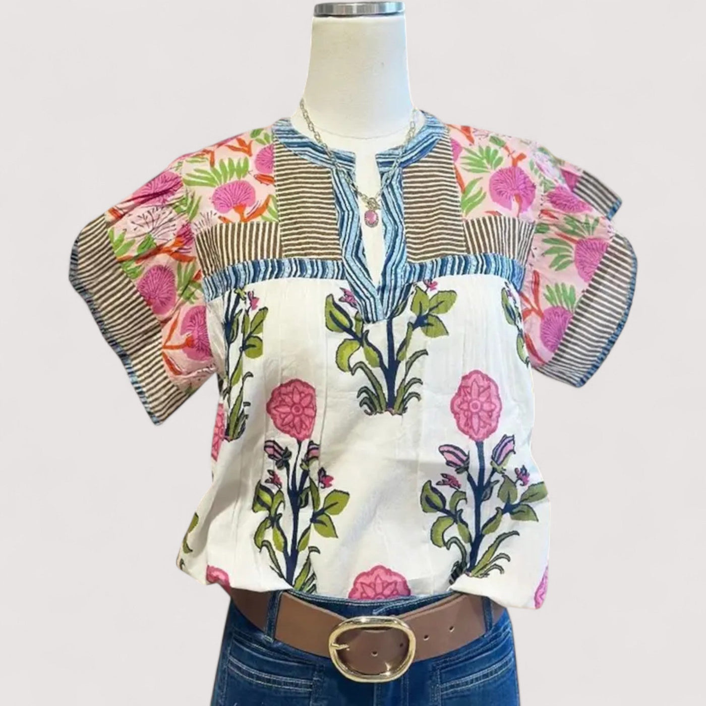 Odette – Boho bluza s vezom