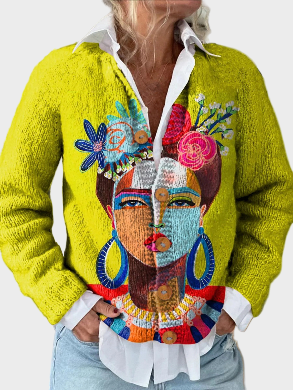 Freda - Umjetnički Kardigan