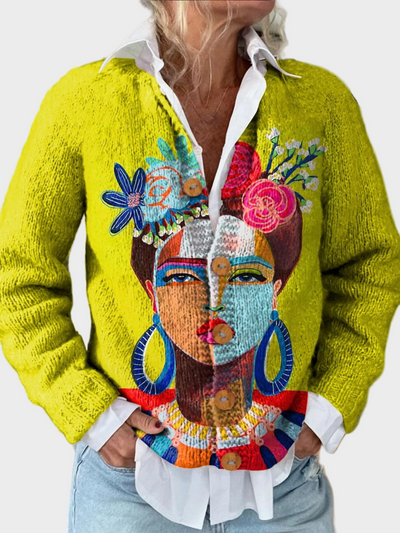 Freda - Umjetnički Kardigan