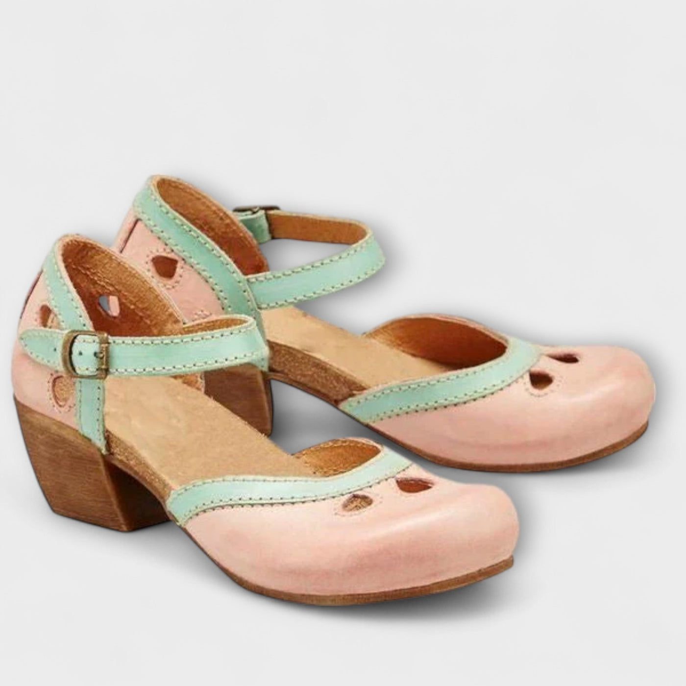 Livia – Zapatos de tira retro para el verano