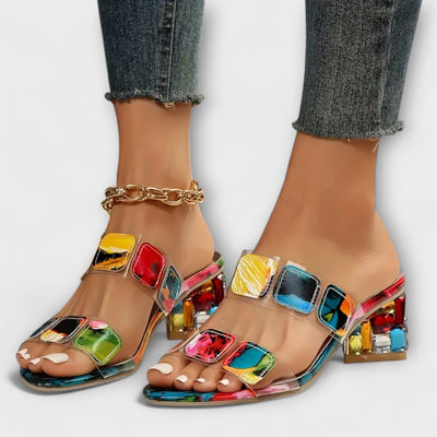 Martina – Tacones de bloque elegantes para el verano