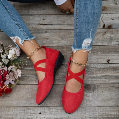 ANGEL - Zapatos de Cuña Cerrados y Cómodos