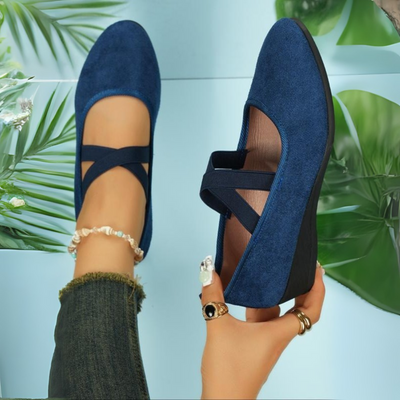 ANGEL - Zapatos de Cuña Cerrados y Cómodos
