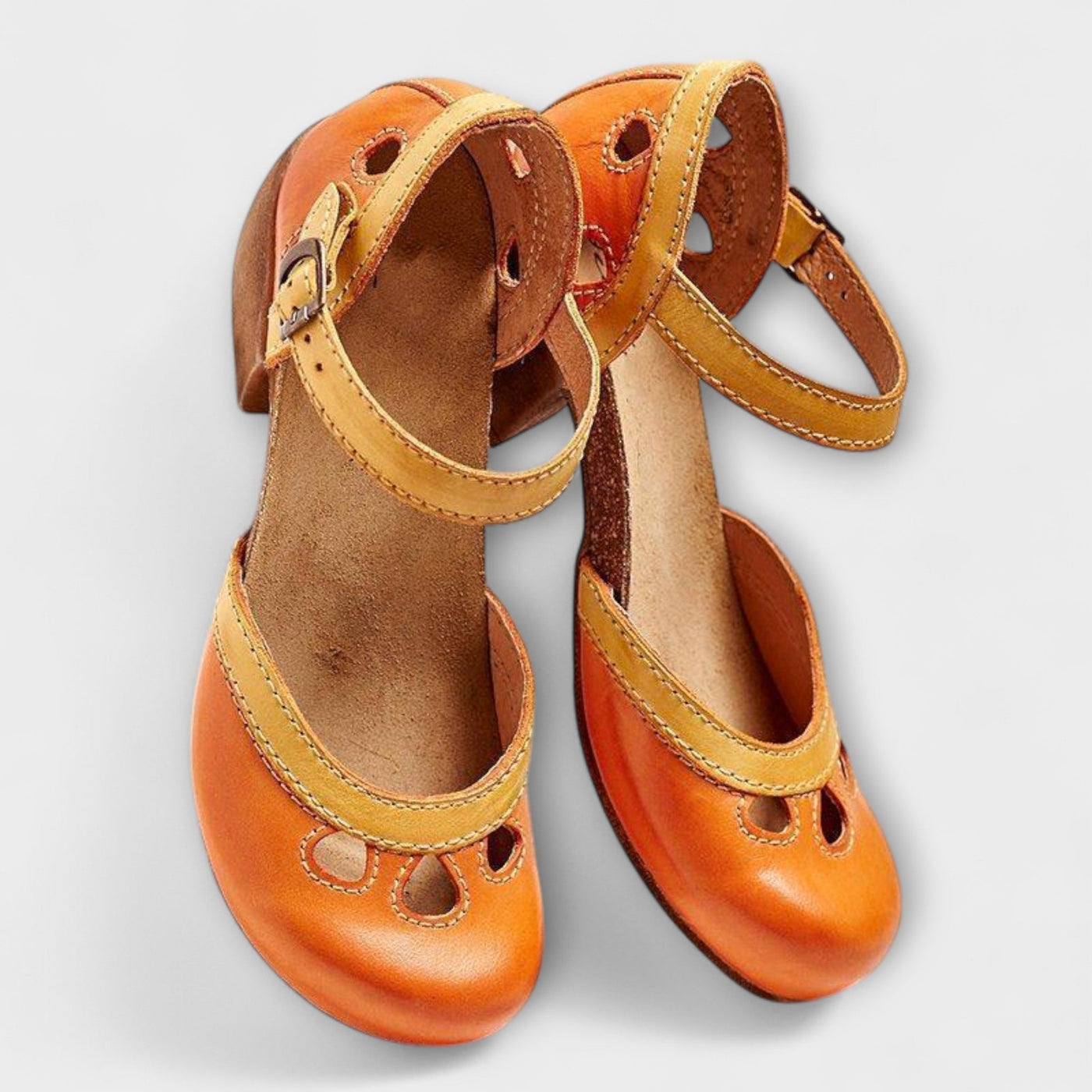 Livia – Zapatos de tira retro para el verano