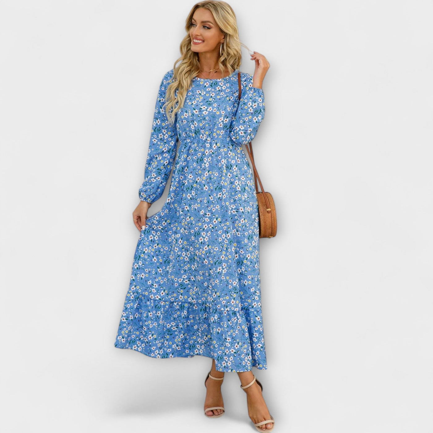 Barka - Ženska boho maxi haljina elegantnog stila