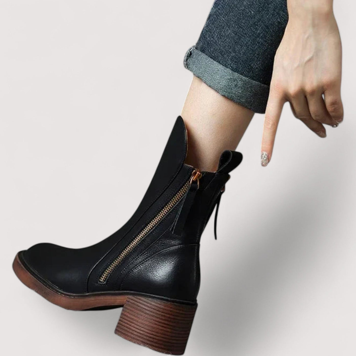 Adriana - Elegantne kožne gležnjače