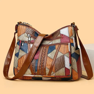 Solara | Bolso de cuero mosaico