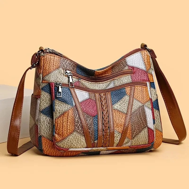 Solara | Bolso de cuero mosaico