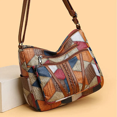 Solara | Bolso de cuero mosaico