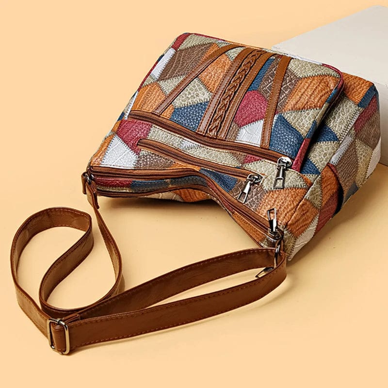 Solara | Bolso de cuero mosaico