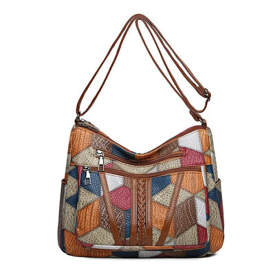 Solara | Bolso de cuero mosaico