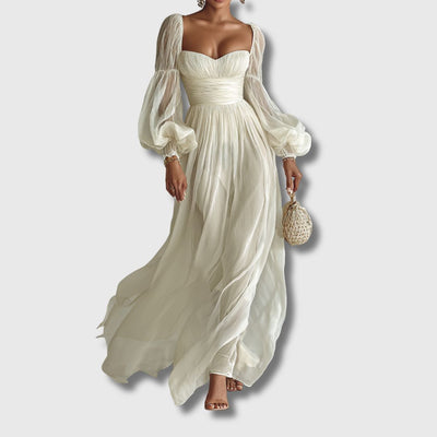 Danijela – Elegantna Haljina s Kvadratnim Izrezom