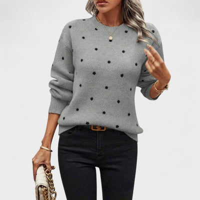Emilija - Pletena majica s točkicama
