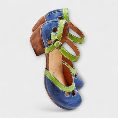 Livia – Zapatos de tira retro para el verano