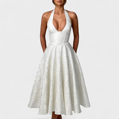 Julieta – Midi haljina s halter izrezom