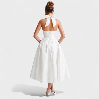 Julieta – Midi haljina s halter izrezom