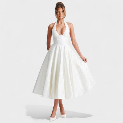 Julieta – Midi haljina s halter izrezom