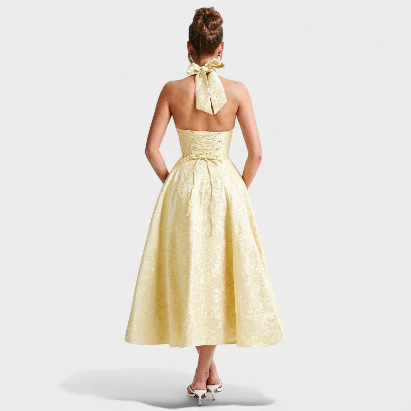 Julieta – Midi haljina s halter izrezom