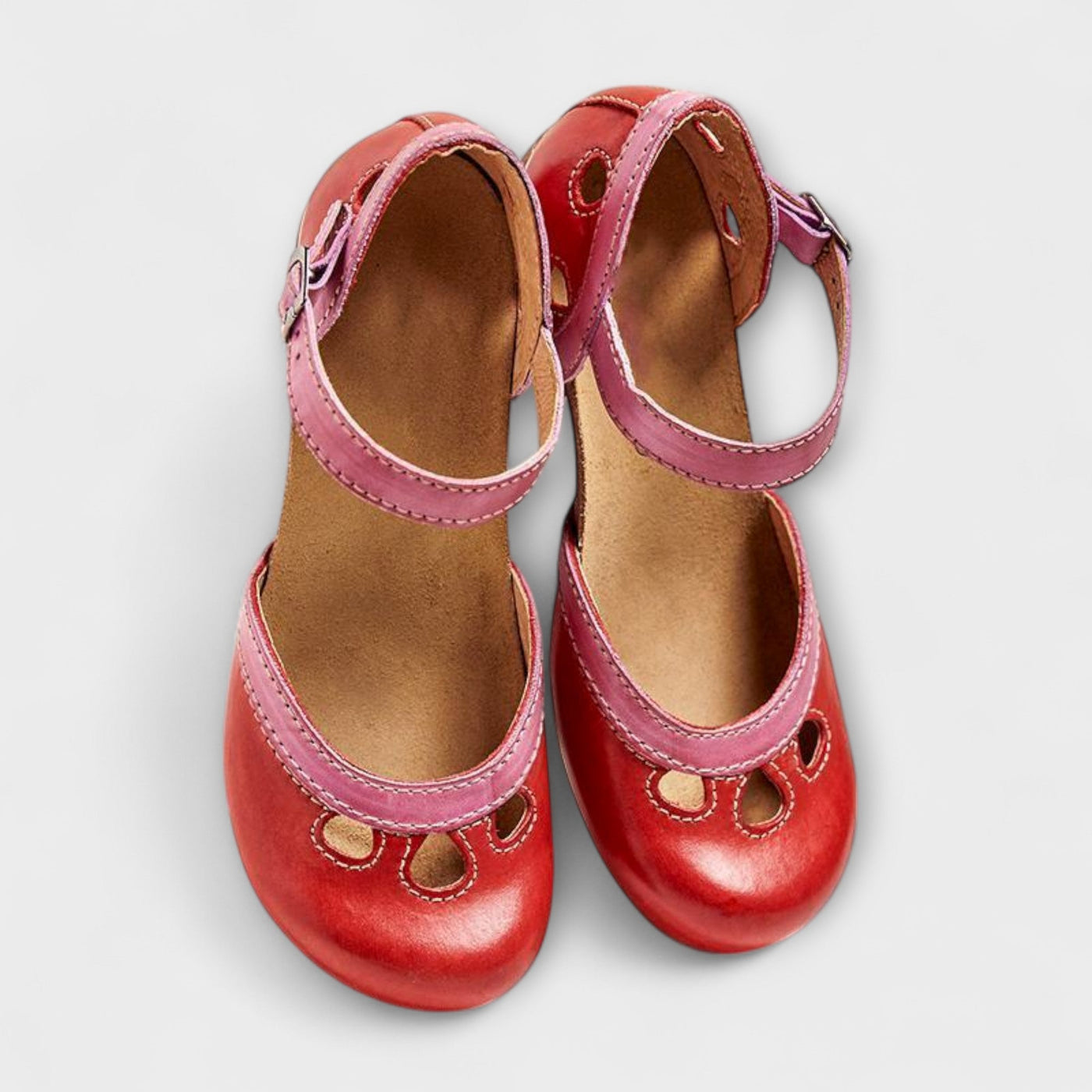 Livia – Zapatos de tira retro para el verano