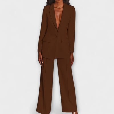 Monica – Elegante conjunto de blazer y pantalones
