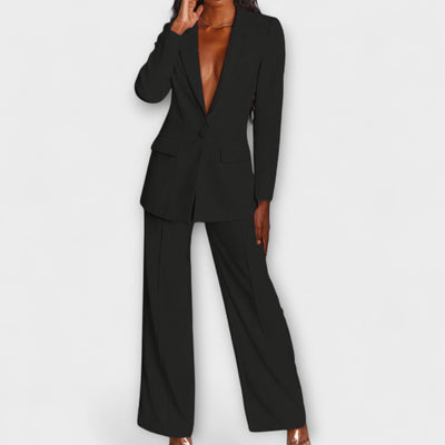 Monica – Elegante conjunto de blazer y pantalones