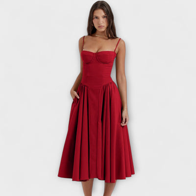 Gemma – Vestido de Corsé Sin Mangas