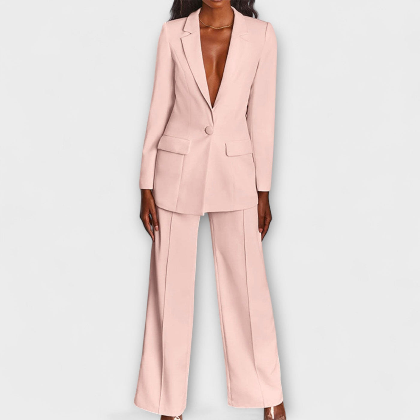 Monica – Elegante conjunto de blazer y pantalones