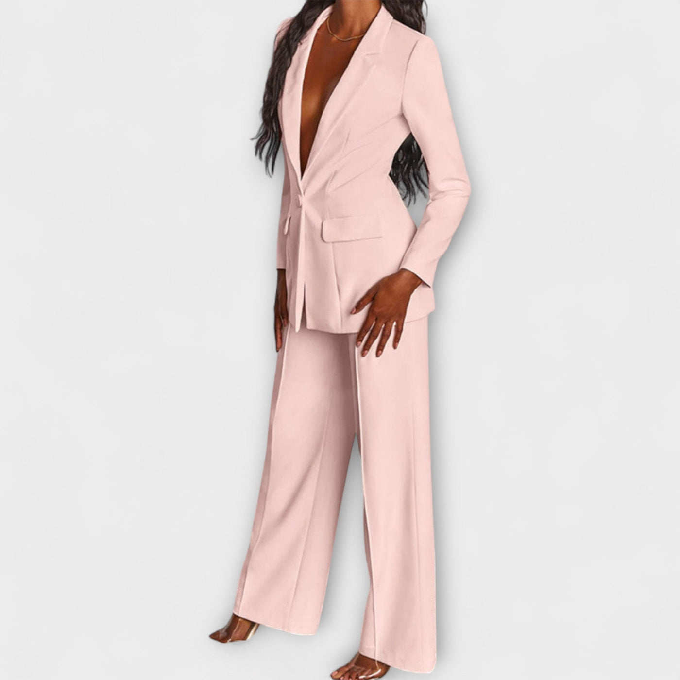 Monica – Elegante conjunto de blazer y pantalones
