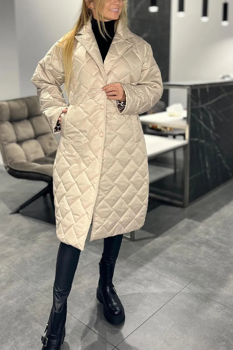 Kensington Luxe | Abrigo acolchado reversible