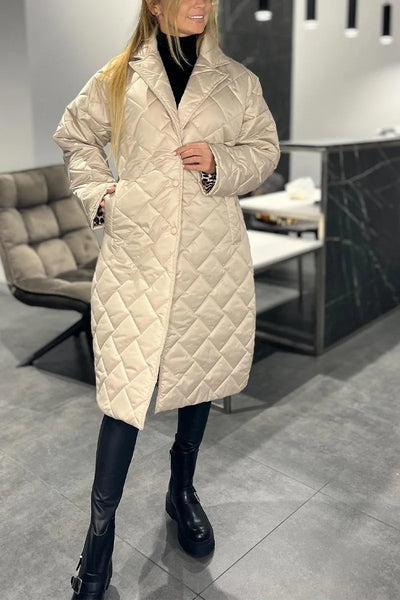 Kensington Luxe | Abrigo acolchado reversible