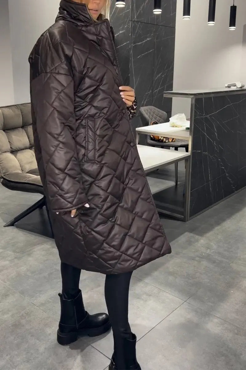 Kensington Luxe | Abrigo acolchado reversible