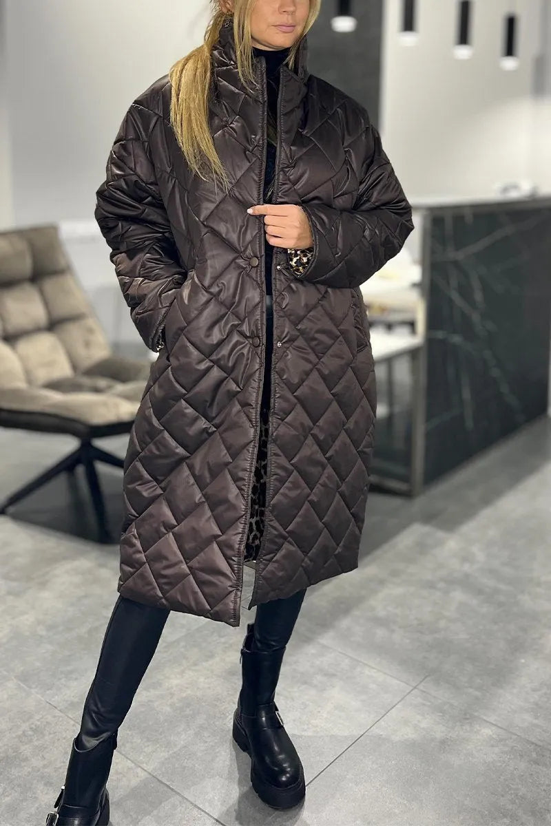 Kensington Luxe | Abrigo acolchado reversible