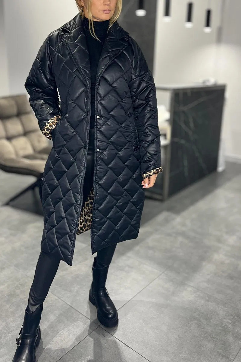 Kensington Luxe | Abrigo acolchado reversible