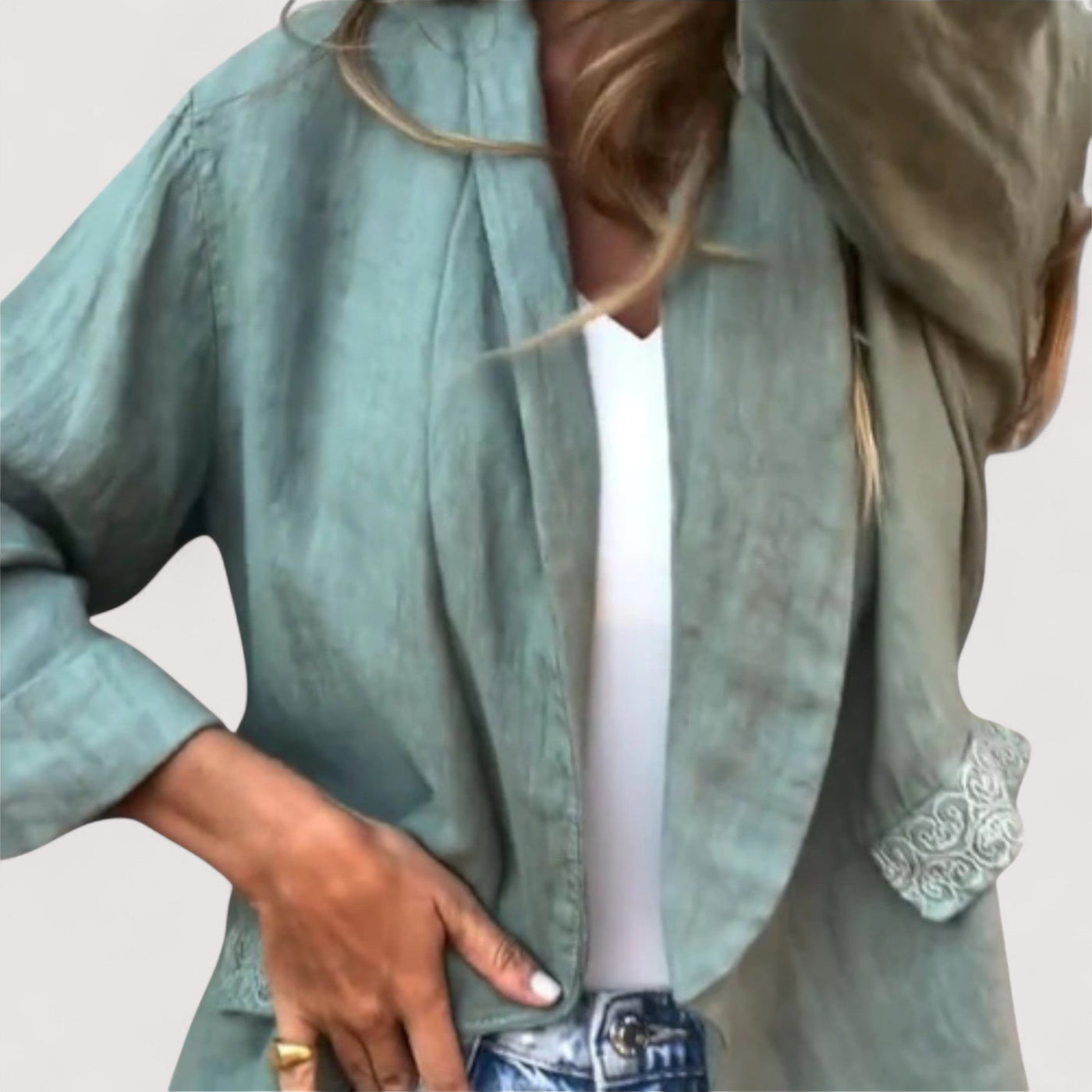 Mara - Sako s lanenim efektom